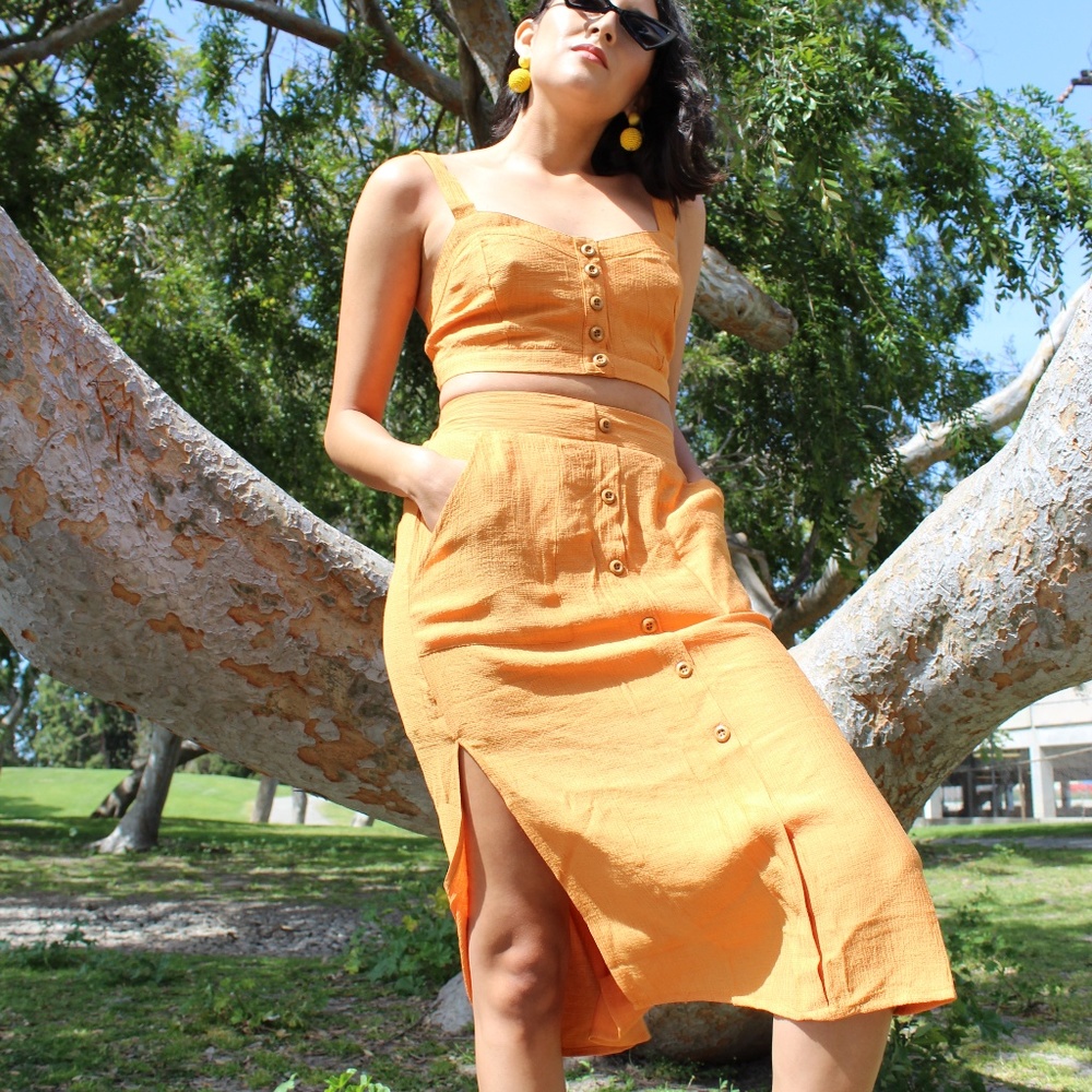 🚨LAST CHANCE// Rust Orange 2 piece Set - Picture 5 of 8